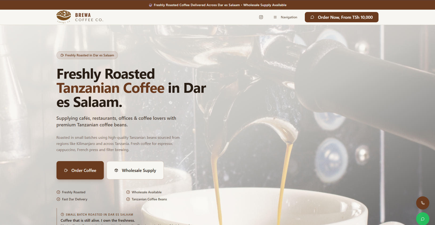 BREWA COFFEE project artwork